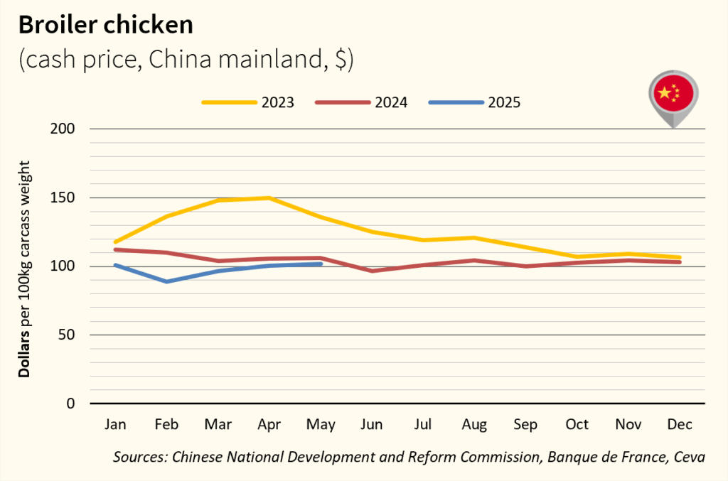 Broiler Chicken Price_China_in $_May 2025